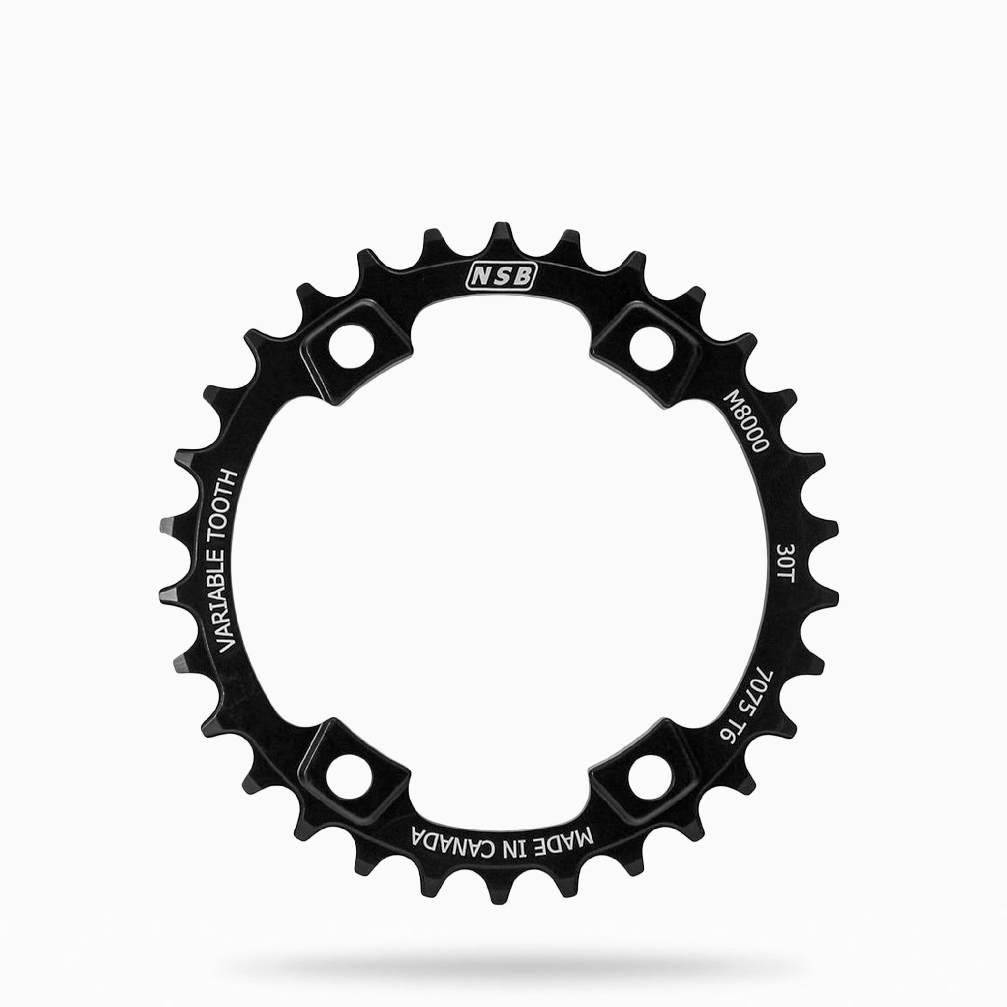 Shimano XT M8000 1x 96 BCD Variable Tooth Chainrings